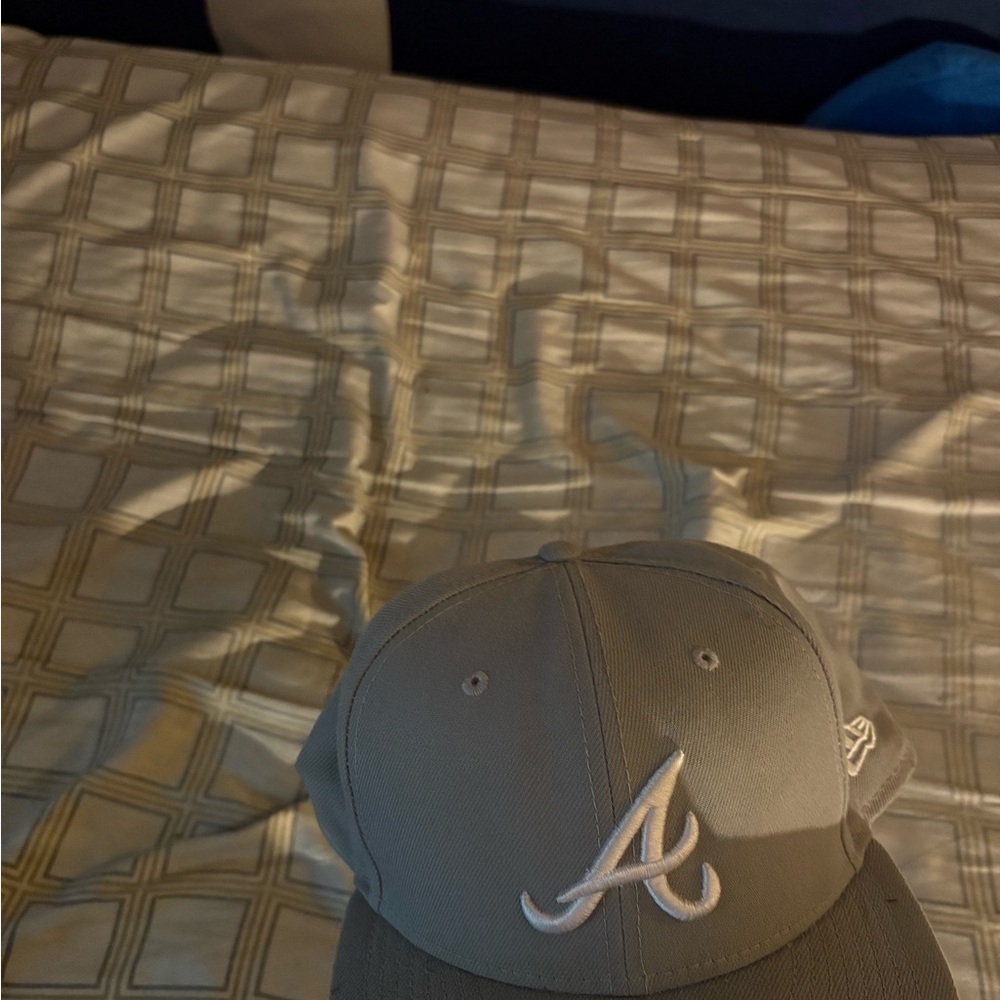 New Era Black and Gray Fitted Cap